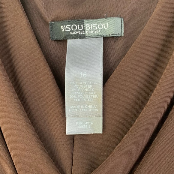 Bisou Bisou dress- brown - Picture 4 of 7